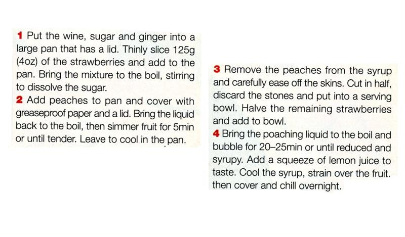 Scan 2 of 2 for Poached Peaches