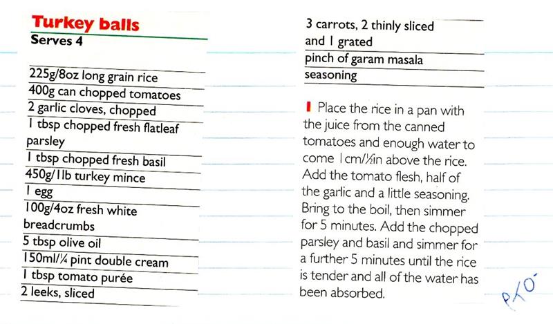 Scan 1 of 2 for Turkey Balls