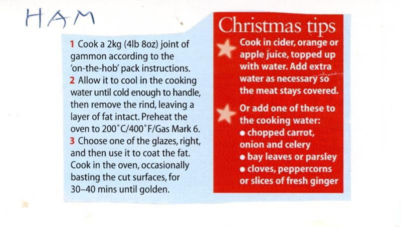 Scan 1 of 2 for Glazed Gammon - Three Glazes