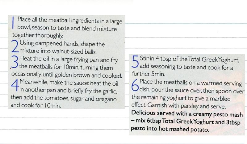 Scan 2 of 2 for Greek Kefta (Lamb Meatballs)
