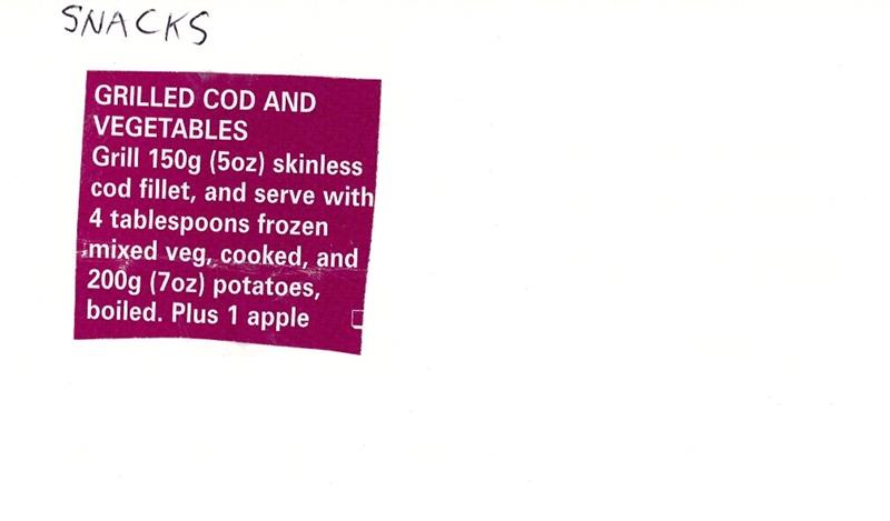 Scan 1 of 1 for Grilled Cod and Vegetables