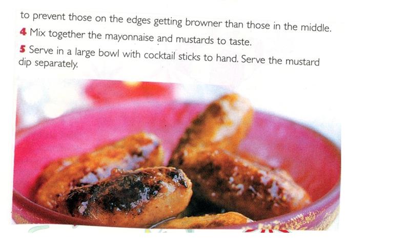 Scan 2 of 2 for Honey Glazed Sausages