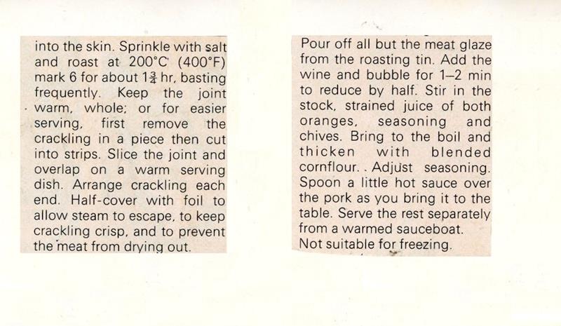 Scan 2 of 2 for Pork Loin with Orange