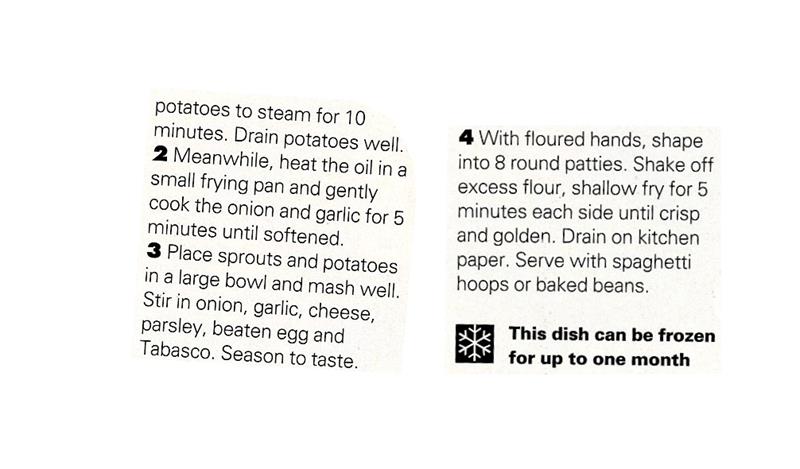 Scan 2 of 2 for Sprout and Spud Cakes
