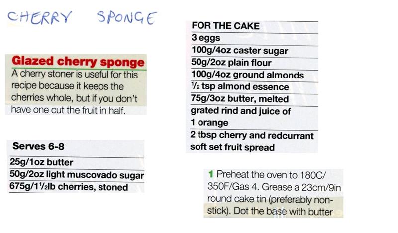 Scan 1 of 2 for Glazed Cherry Sponge