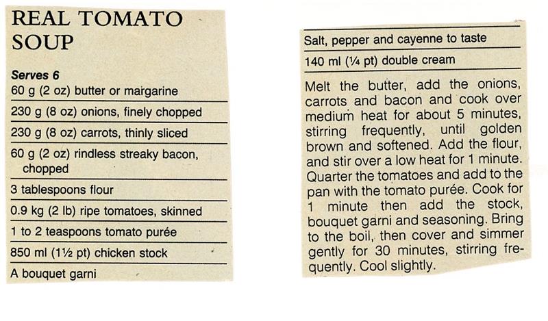 Scan 1 of 2 for Real Tomato Soup