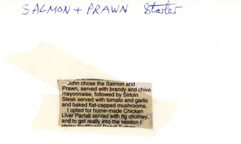 Scan 1 of 1 for Salmon & Prawn - Starla
