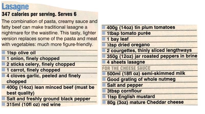 Scan 1 of 2 for Lasagne