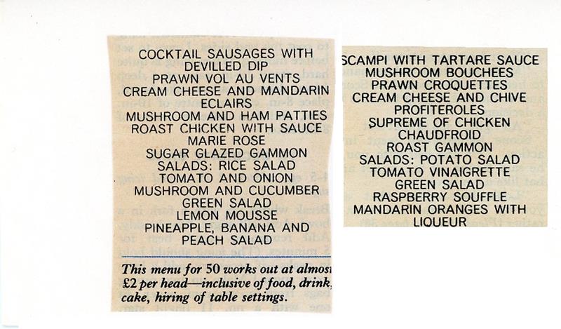 Scan 1 of 1 for Party Menu for 50