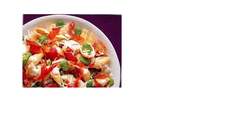 Scan 2 of 2 for Broad Bean, Prosciutto and Cherry Tomato Pasta