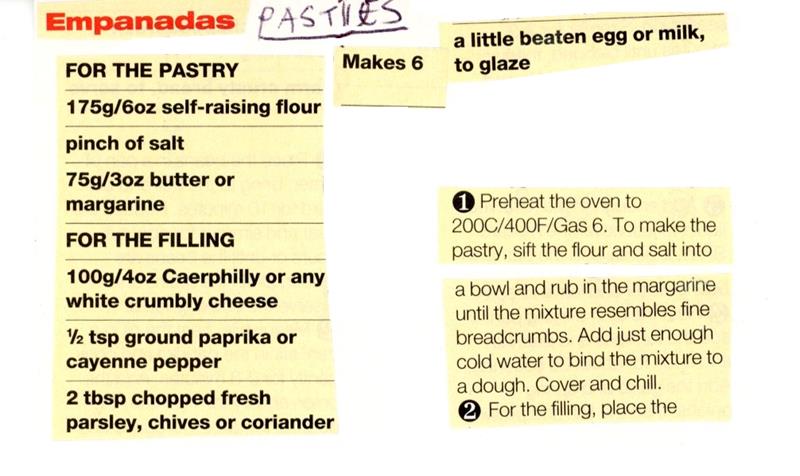 Scan 1 of 2 for Empanadas